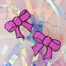 Load image into Gallery viewer, Mini Christmas Bow Earrings
