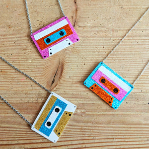 80's Mix Tape Necklaces