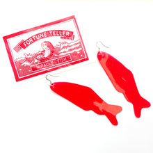 Load image into Gallery viewer, Christmas Crackers - Magical Fortune Teller Fish Earrings
