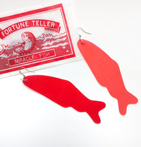 Christmas Crackers - Magical Fortune Teller Fish Earrings