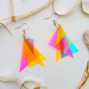 Christmas Crackers - Puzzle Earrings