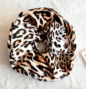 Chunky Extra Large Scrunchie - Leopard Print