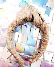 Load image into Gallery viewer, Knotted Hairband - Nude Sequin
