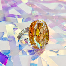 Load image into Gallery viewer, Tinsel Confetti Rings - Golds
