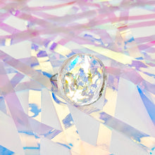 Load image into Gallery viewer, Tinsel Confetti Rings - Mermaid Iridescent
