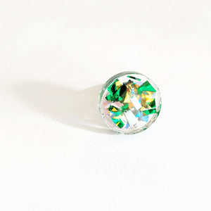 Tinsel Confetti Rings - Greens