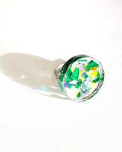 Load image into Gallery viewer, Tinsel Confetti Rings - Greens
