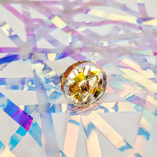 Load image into Gallery viewer, Tinsel Confetti Rings - Golds
