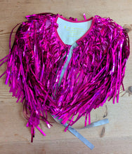 Load image into Gallery viewer, Pink Mix Tinsel Cape - Ex Display
