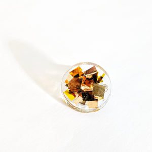 Tinsel Confetti Rings - Golds