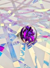 Load image into Gallery viewer, Tinsel Confetti Rings - Purple
