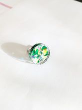 Load image into Gallery viewer, Tinsel Confetti Rings - Greens
