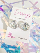 Load image into Gallery viewer, Tinsel Confetti Small Stud Earrings - Silver
