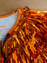 Load image into Gallery viewer, Orange Tinsel Cape - Ex Display
